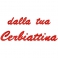 Frase con ricamo "Dalla tua Cerbiattina"