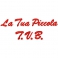 Frase con ricamo "La tua piccola T.V.B."